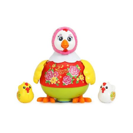 Игрушка ТАНЦУЮЩАЯ КУРОЧКА РЯБА (музыка, свет)