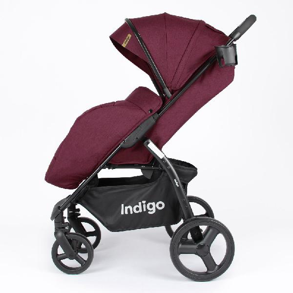 Коляска прогулочная Indigo EPICA бордовый — изображение 3