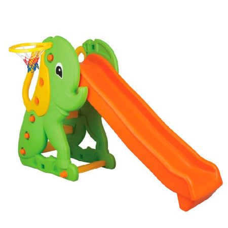 Детская горка Pilsan ELEPHANT SLIDE c баскетбольное кольцом