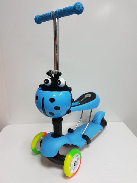 Самокат трехколесный SCOOTER 3 в 1 светящиеся колеса — изображение 2