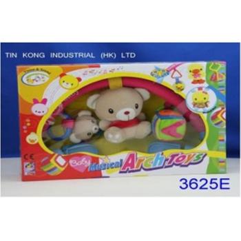 Дуга музыкальная с мягкими игрушками 3625E