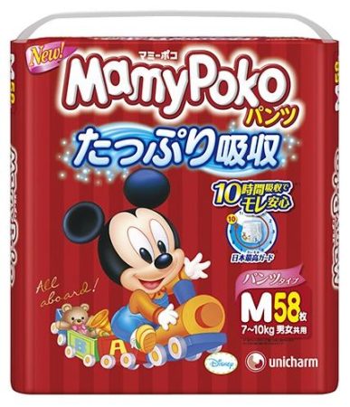 Трусики Mamy Poko M (7-10 кг.) 58 шт.