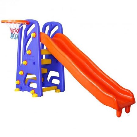 Детская горка Pilsan WAVY SLIDE c баскетбольное кольцом